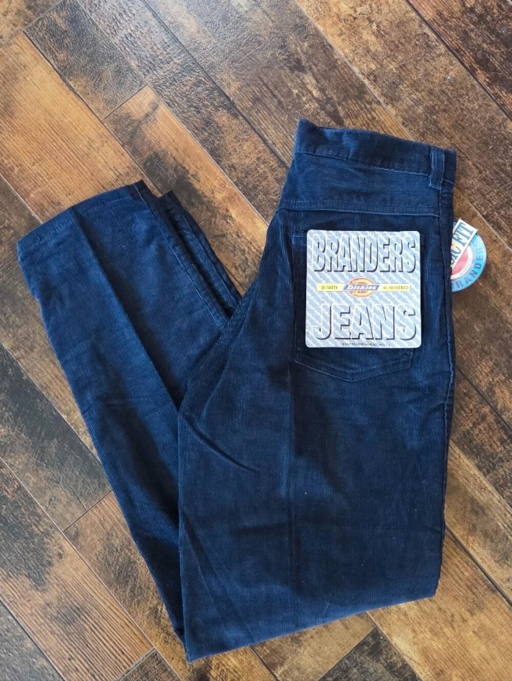 Deadstock Vintage 1992 Dickies Branders Jeans Classic Fit / 1990s Navy Blue